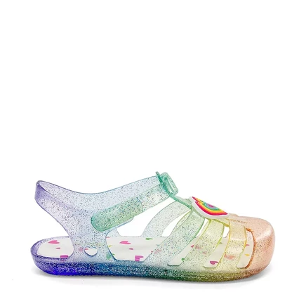 Чудесная сандалия с подсветкой в виде сердца Everglitter rainbow heart