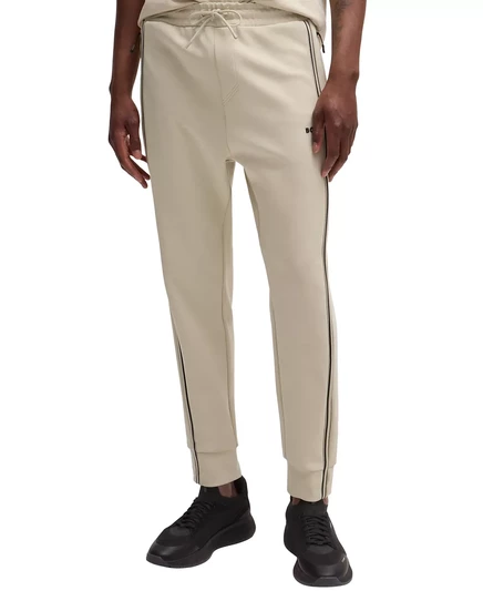 Низ спортивного костюма с лампасами Hugo Boss open beige