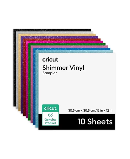 Набор винила Cricut Shimmer 10 шт., разноцветный