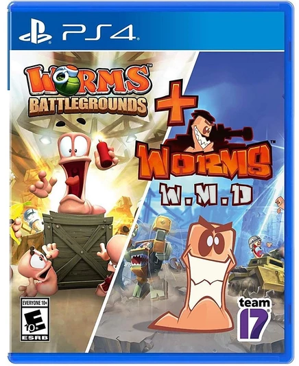Игра U&I Entertainment Worms Battleground и Worms W.M.D для PlayStation 4
