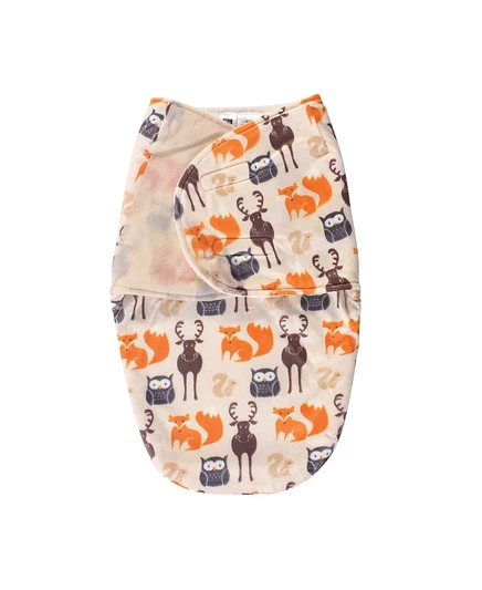 Пеленка-кокон Hudson Baby Ultra-Soft 76×102 см, оранжевая