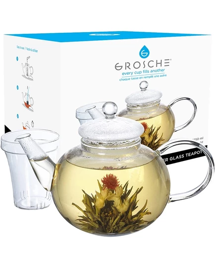 Заварочный чайник Grosche Monaco стеклянный, 1250 мл