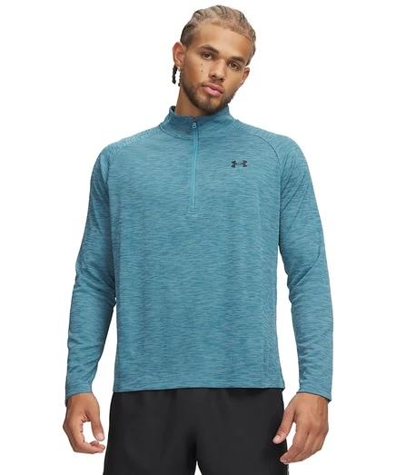 Мужская толстовка Under Armour UA Tech с полумолнией, синяя