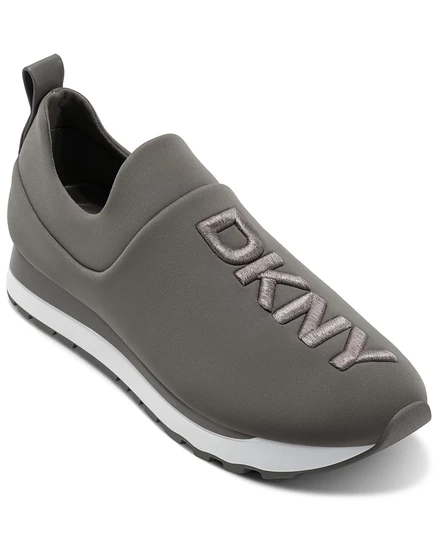 Женские кроссовки DKNY Jadyn слипоны, серые