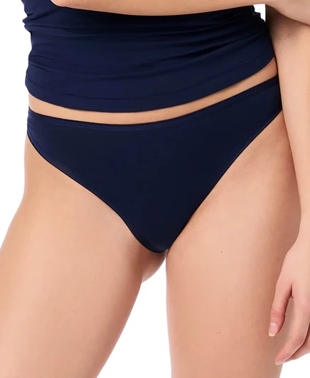 Женские трусы-стринги Gap GapBody из хлопка с эластаном, синие