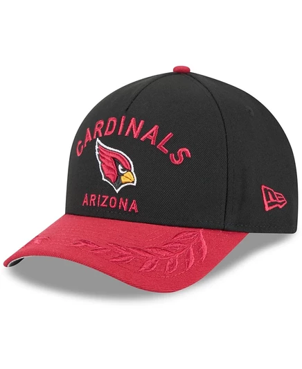 Мужская кепка New Era 9FORTY Arizona Cardinals 2025, черно-бордовая