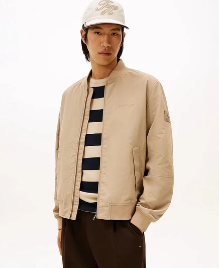 Мужская куртка-бомбер Tommy Hilfiger Regatta, бежевый