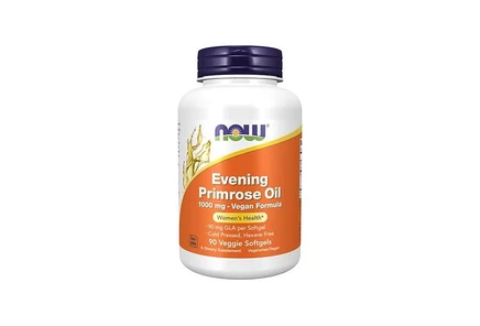 Масло примулы вечерней NOW Foods, 1000 мг, 90 растительных капсул без красителя