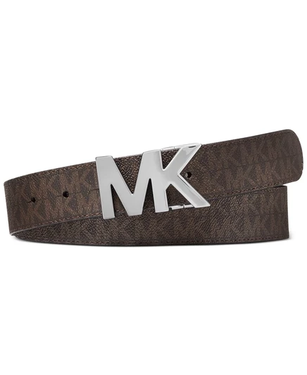 Мужской ремень Michael Kors Signature, коричневый/черный