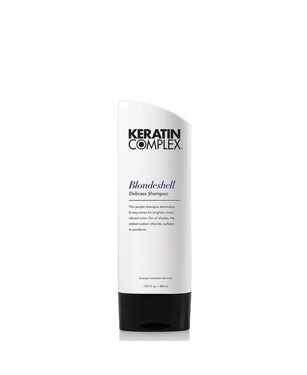 Шампунь с кератиновым комплексом Blondeshell Debrass Shampoo, 13,5 унций. белый