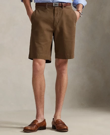 Мужские шорты Polo Ralph Lauren Classic-Fit 9″, коричневые