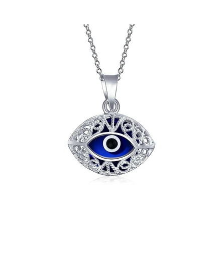 Подвеска Bling Jewelry «Назар», серебро 925, синяя