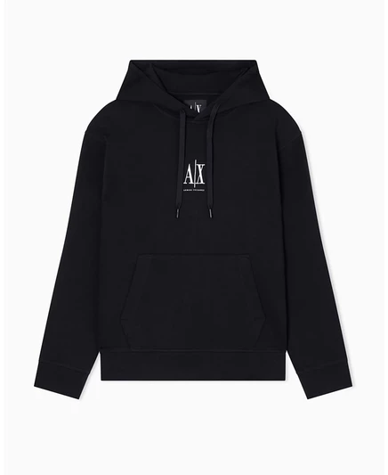 A|X Armani Exchange Мужской пуловер с капюшоном Icon черный