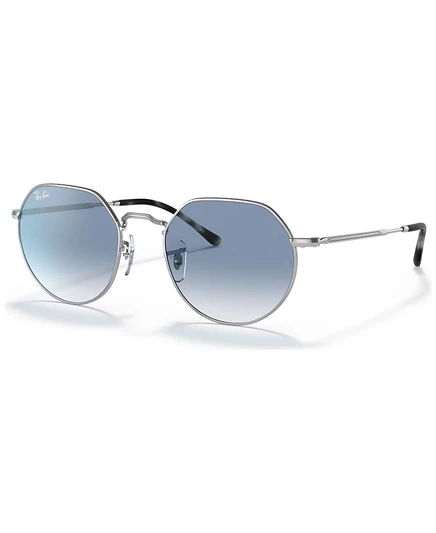 Солнцезащитные очки Ray-Ban Унисекс с геометрическим рисунком из металла, RB3565 JACK silver