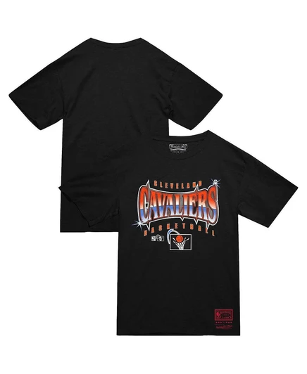 Мужская футболка Mitchell & Ness Cavaliers Glow Up, черная