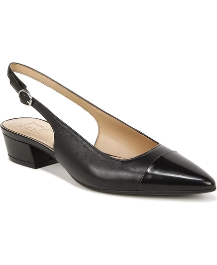 Босоножки silver leather/black faux leather