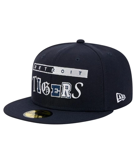 Мужская кепка New Era 59FIFTY Detroit Tigers, темно-синяя