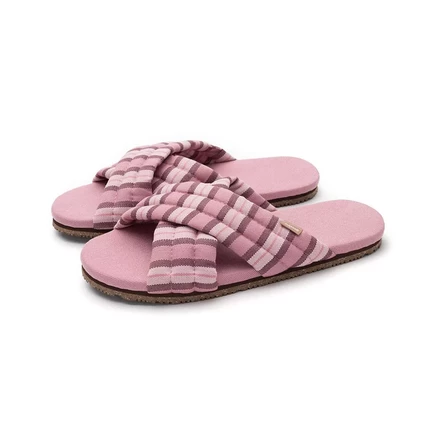 Женские тапочки Artisan со стеганым перекрестным ремешком bright pink