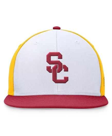 Мужская кепка Heritage Collector от Top of the World, белая/Cardinal USC Trojans Tri-Tone white/ cradinal