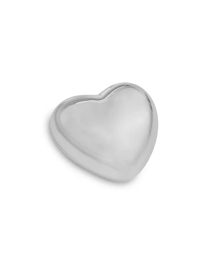 Шкатулка Nambé Loving Heart в форме сердца, серебристая