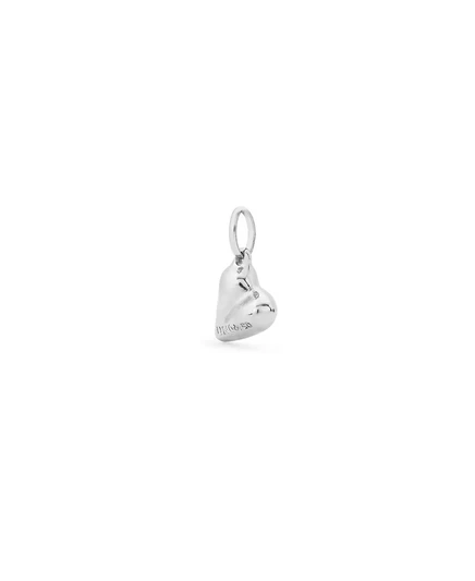 Шармы UNOde50 Heart Shape, серебристые