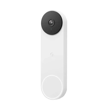  Дверной звонок Nest Nest (на батарейках) - Интеллектуальная Wi-Fi камера для видеодомофона snow