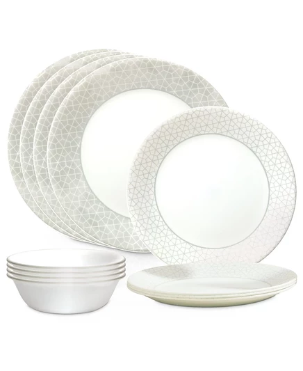 Столовый набор Corelle Vitrelle Knox 12 пр., на 4 перс., белый