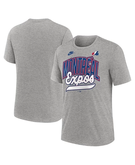 Мужская футболка Nike Montreal Expos Cooperstown, серая