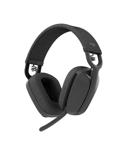 Легкие наушники Logitech Zone Vibe 100 с функцией шумоподавления (графит) серого цвета