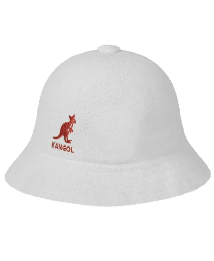 Мужская панама Kangol Logo Casual, белая