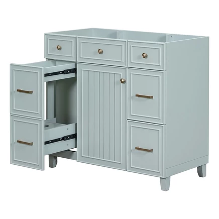 Тумба под раковину Streamdale Furniture 91 см, зеленая