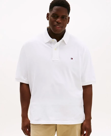 Мужское поло Tommy Hilfiger Ivy Classic-Fit, белое