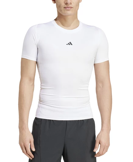Мужская компрессионная футболка Adidas Tech-Fit, белая