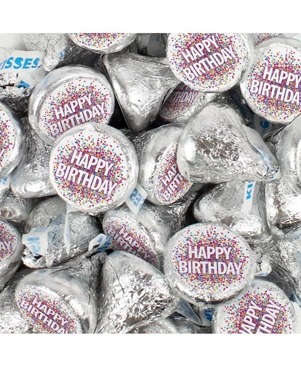 Конфеты Just Candy Hershey's Kisses молочный шоколад, 90 шт