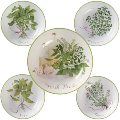 Набор мисок для пасты Certified International Fresh Herbs, 5 шт
