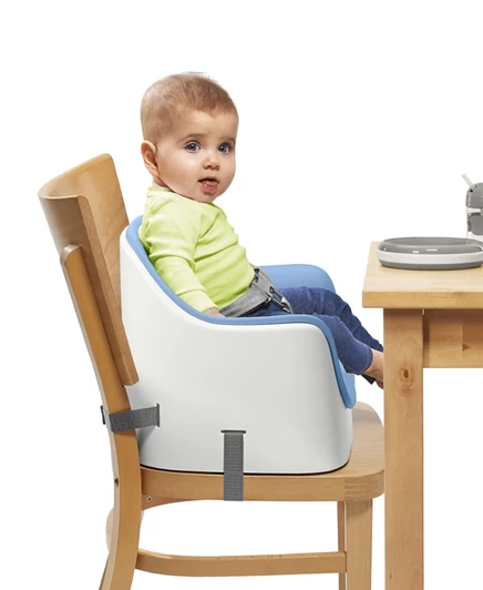 Детский бустер OXO Tot Nest 33×32 см с съемной подушкой, синий
