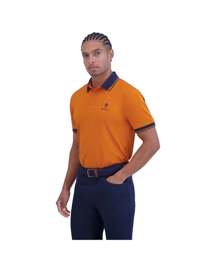Мужская поло Ben Sherman спортивного кроя, оранжевая