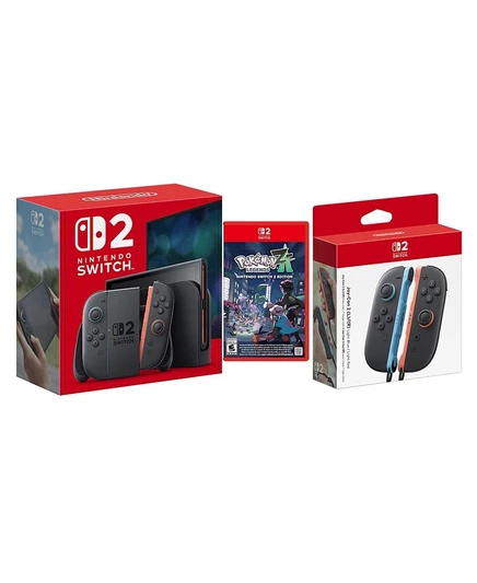 Игровая консоль Nintendo Switch 2 с Pokemon Legends Z‑A и дополнительными Joy‑Con, серая