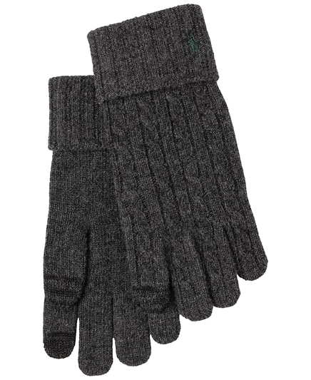 Мужские перчатки Polo Ralph Lauren Classic Cable, серые