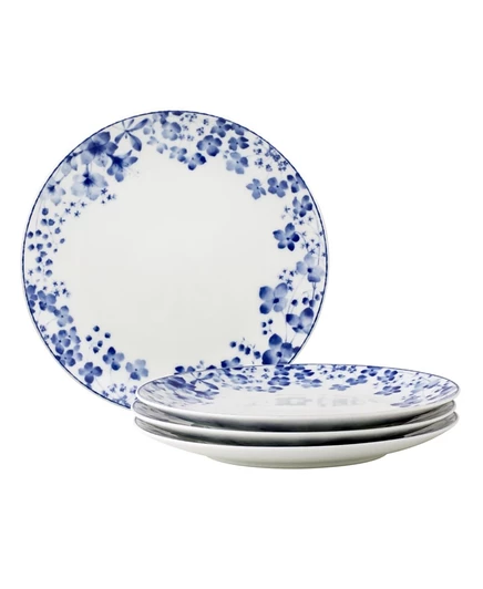 Набор салатных тарелок Noritake Bloomington Road, 4 шт., синий