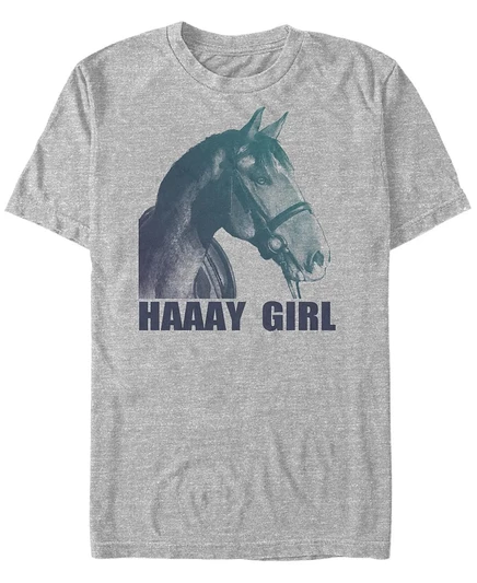 Мужская футболка Fifth Sun Haaay Girl Horse, серая