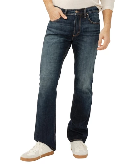 Мужские джинсы Silver Jeans Co Jace slim bootcut, синие