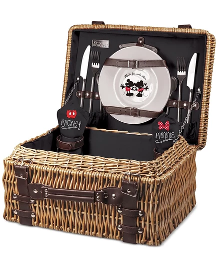 Пикниковая корзина Picnic Time Mickey & Minnie, черная