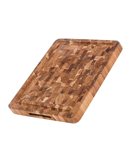 Разделочная доска для разделки мяса Teakhaus Butcher Block, коричневая, 16 x 12 дюймов