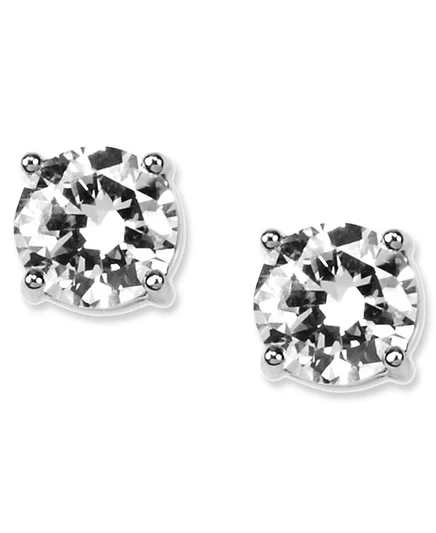 Серьги-пусеты Givenchy с кристаллами, с родиевым покрытием