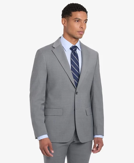 Мужской пиджак Tommy Hilfiger Modern-Fit TH-Flex, жемчужно-серый
