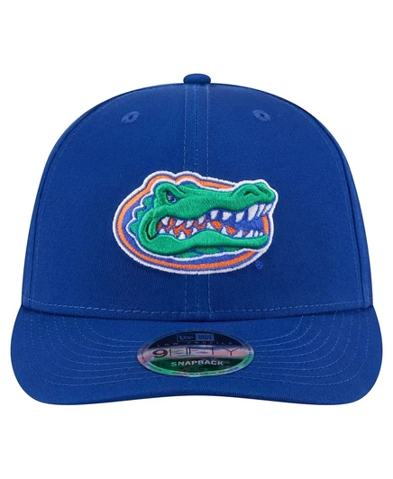 Мужская бейсболка Royal Florida Gators New Era с низким профилем и застежкой-молнией 9 футов 5 дюймов royal