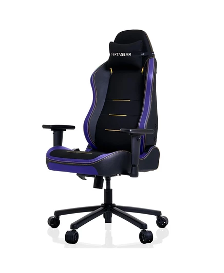 Эргономичное игровое кресло VERTAGEAR SL3800 с поясничной системой ContourMax и системой сидений VertaAir - Бордово-красное, фиолетовое
