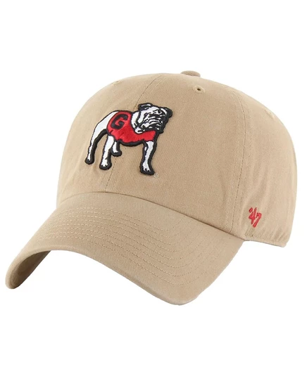 Мужская кепка '47 Brand Clean Up Georgia Bulldogs, бежевый