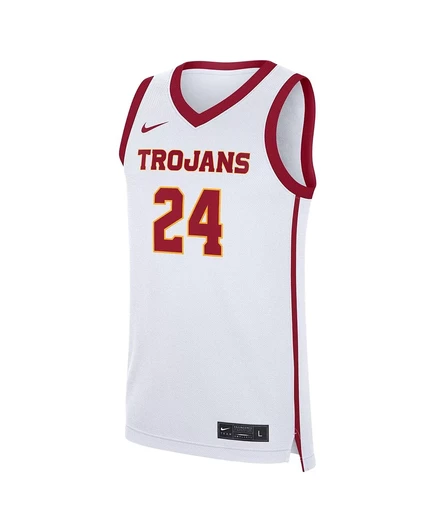 Мужская игровая майка Nike USC Trojans 24, белая